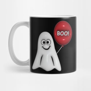 Boy Ghost with Red Balloon Mug